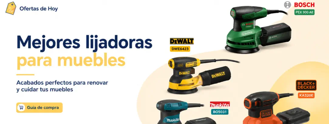 Mejores lijadoras para muebles