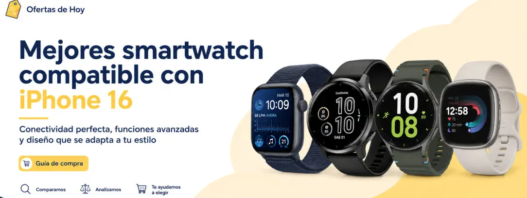 Mejores smartwatch compatible con iPhone 16