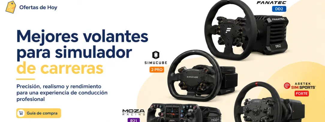 Mejores volantes para simulador de carreras