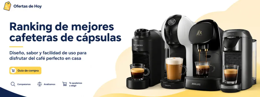 Ranking de mejores cafeteras de cápsulas